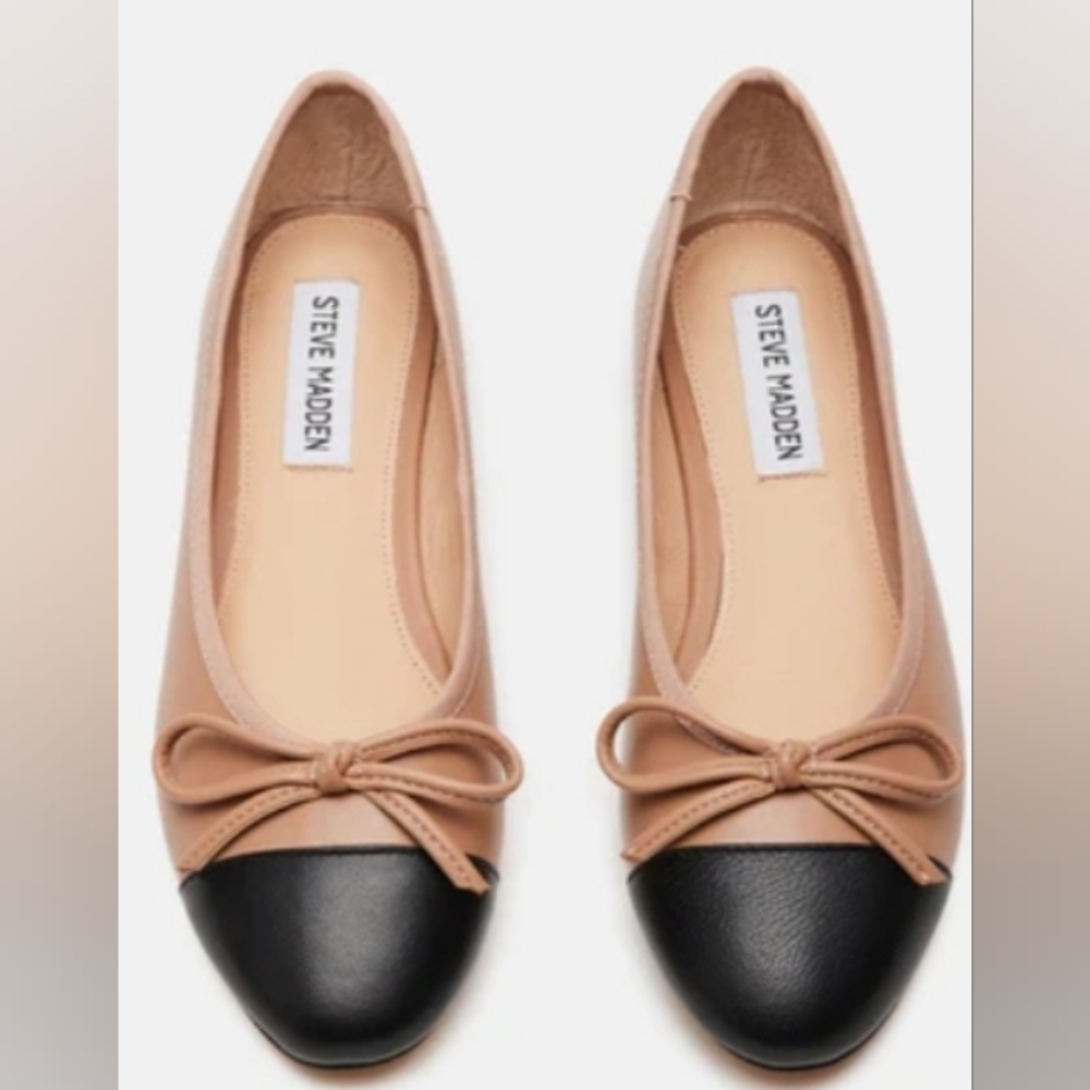 Steve Madden Ellison Natural Ballet Flat